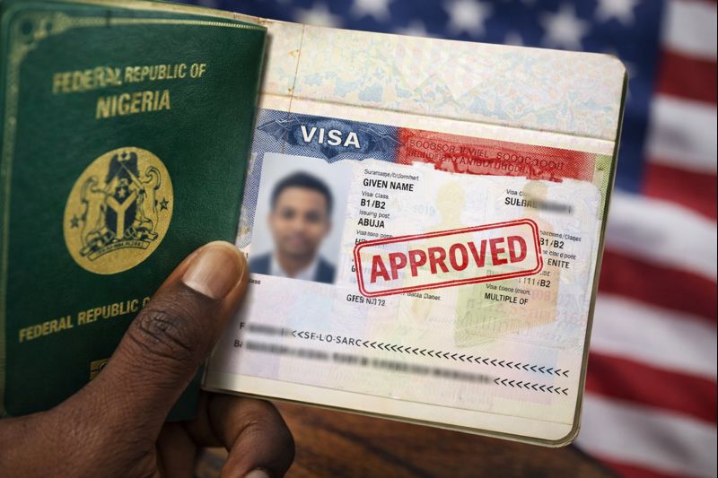 Us visa on a Nigerian passport