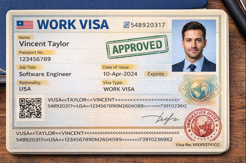 Work visa image