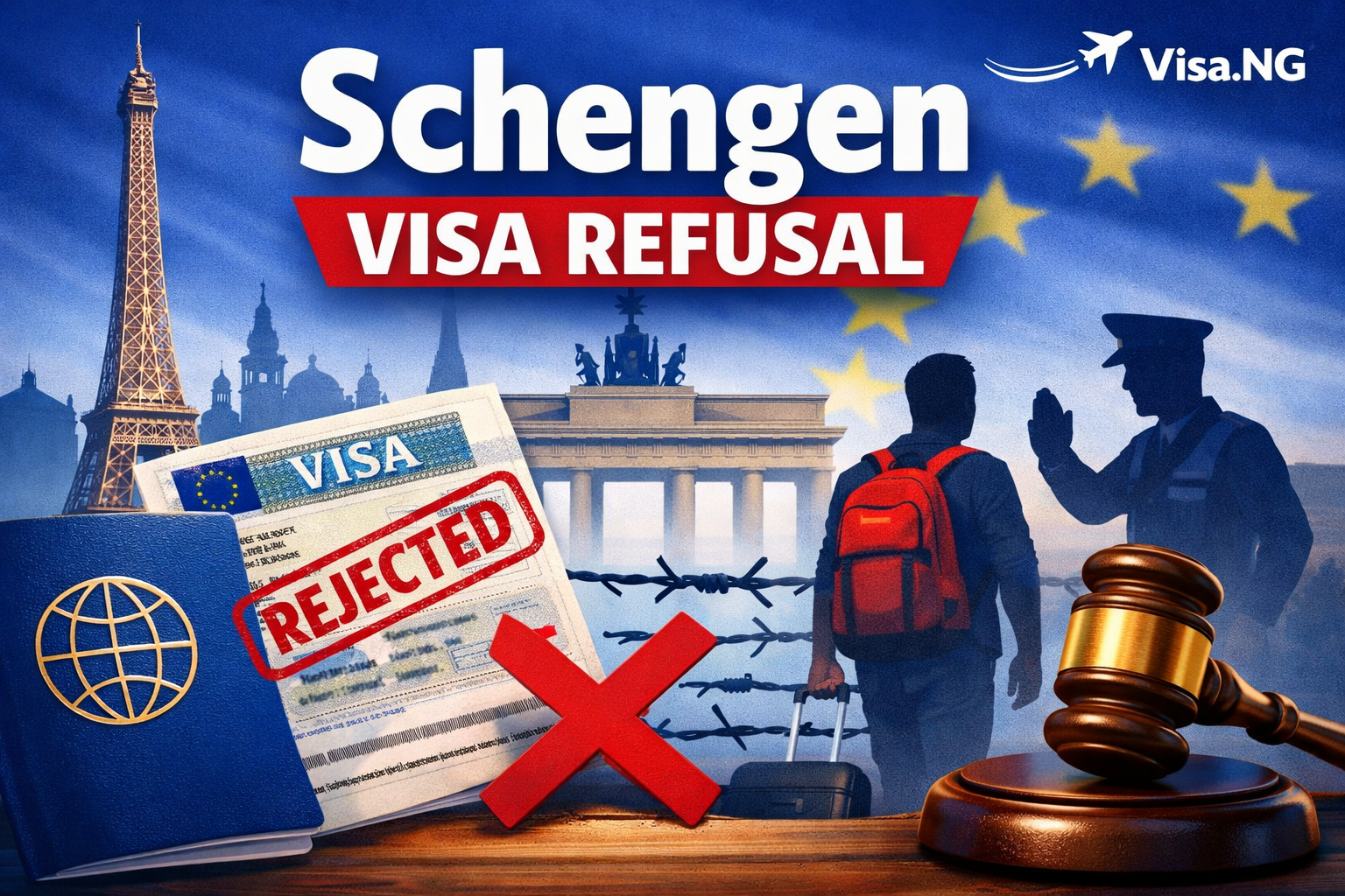 Schengen visa refusal feature image