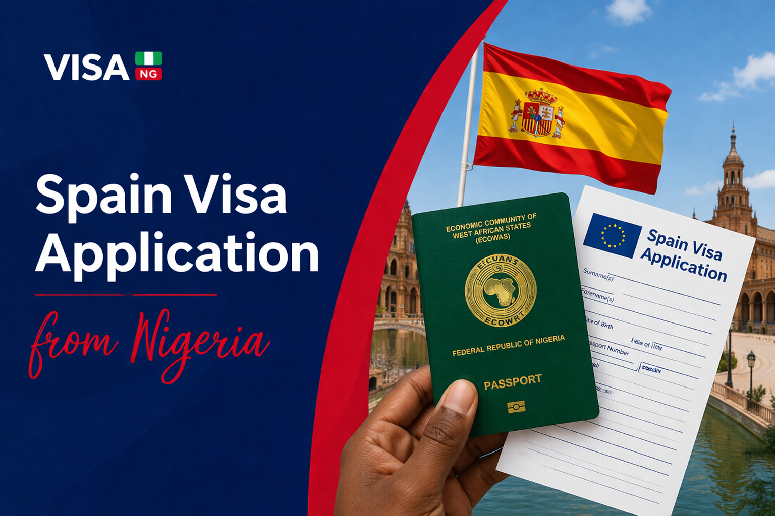 spain visa application from Nigeria featured image