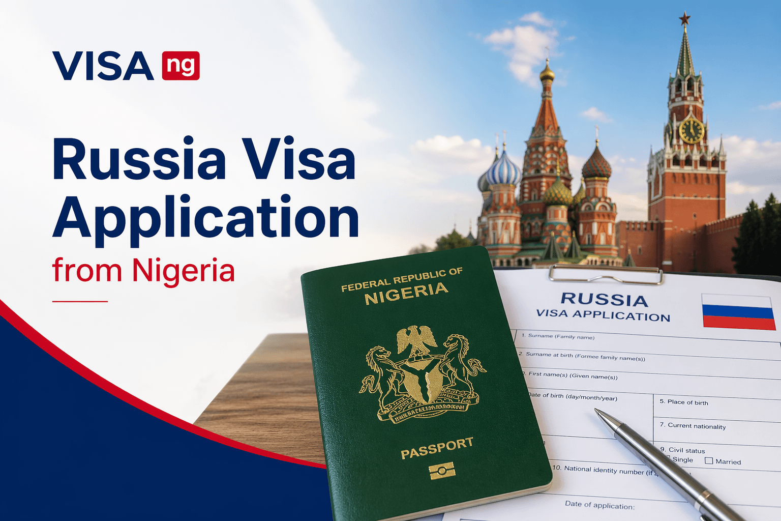 Russia Visa application from nigeria featured image