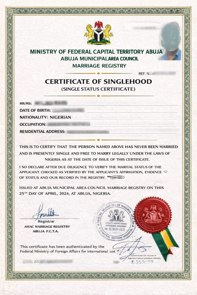 certificate-of-singlehood-sample-amac-abuja