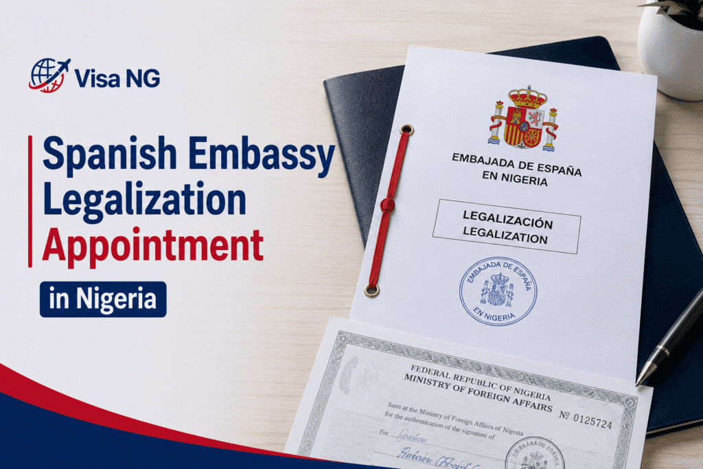 Spanish Embassy Legalization Appointment in Nigeria